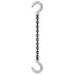 932 inch x 3 foot Domestic Single Leg Chain Sling w Crosby Foundry & Foundry Hooks Grade 100 image 1 of 2