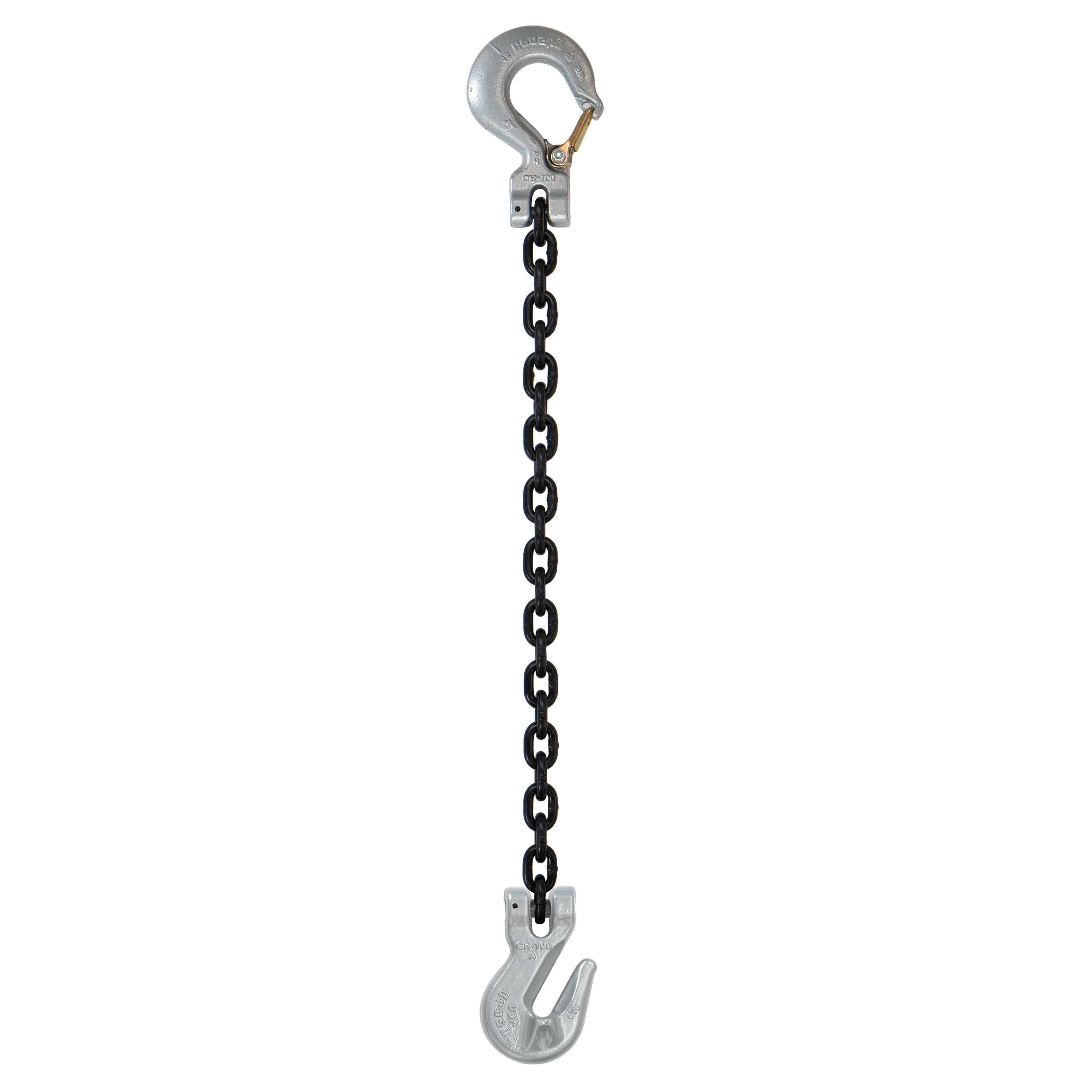 3/8" X 10' Type SGS Single Leg Lifting Chain Sling – Tagged, Rated, Ready To Work