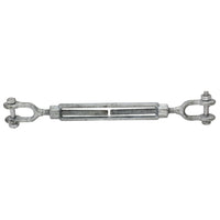 14 inch x 4 inch Crosby Jaw & Jaw Galvanized Turnbuckle HG228 image 1 of 2