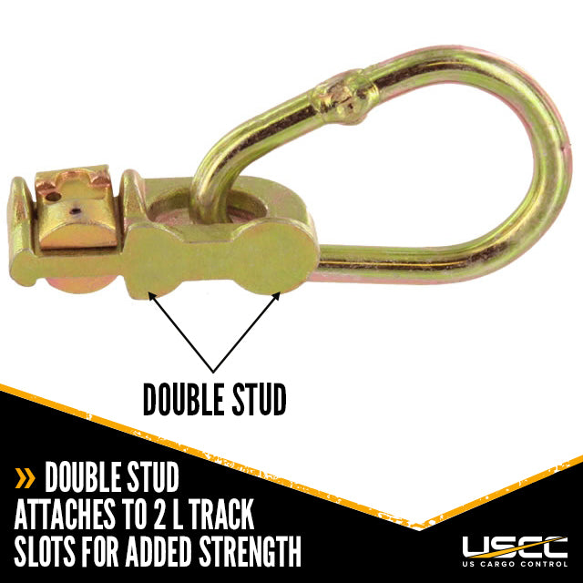 Double Stud Ltrack Fitting w Pear Link image 3 of 9