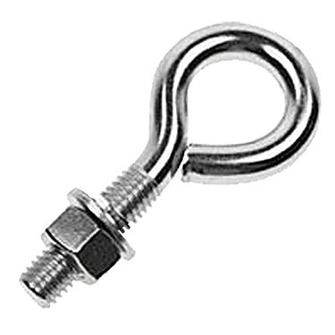 14 inch x 5 inch Stainless Steel Type 316 NonWelded Eye Bolt image 1 of 2