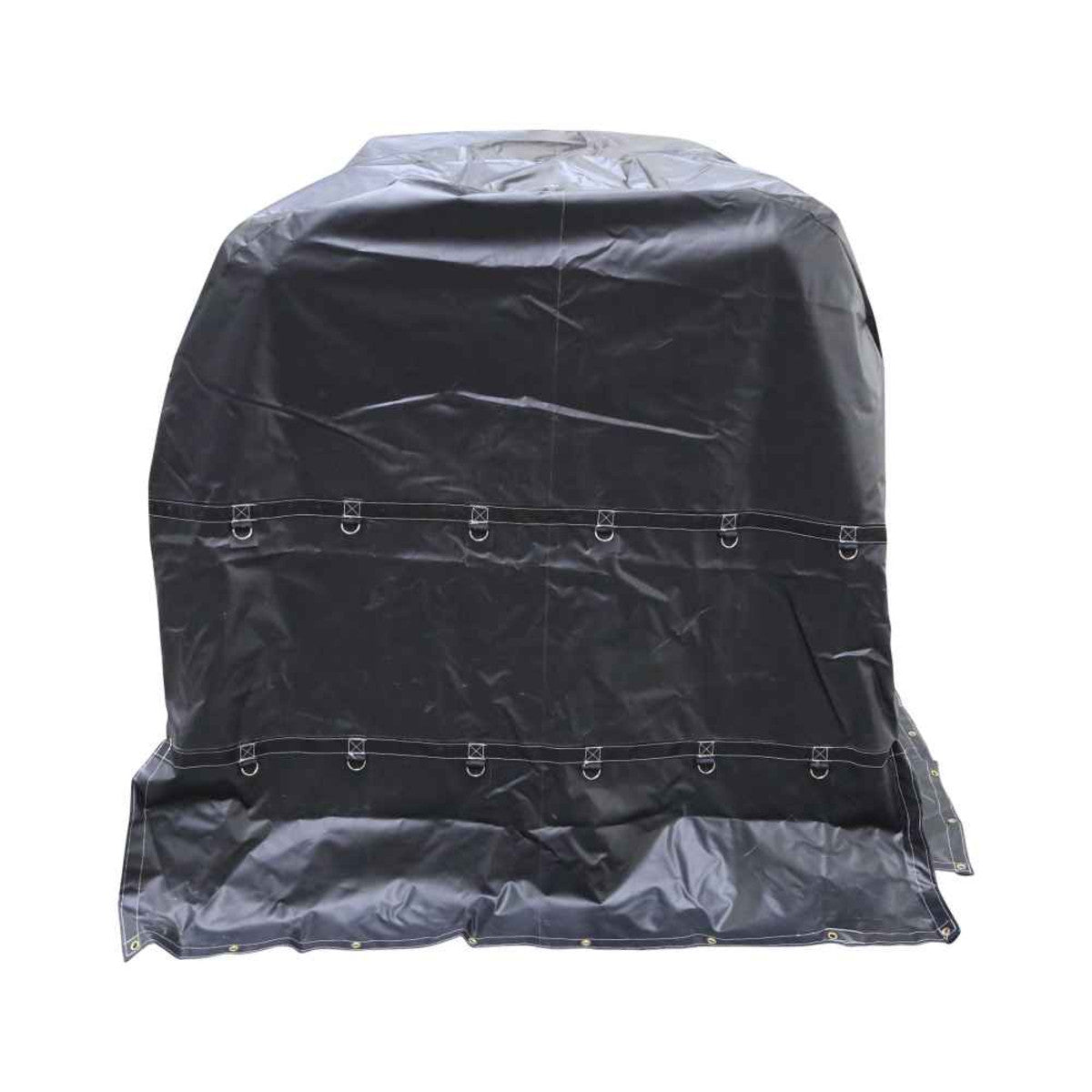 Heavy Duty Coil Tarp 7 footx7 footx7 foot 18 oz Black Tarp image 1 of 8