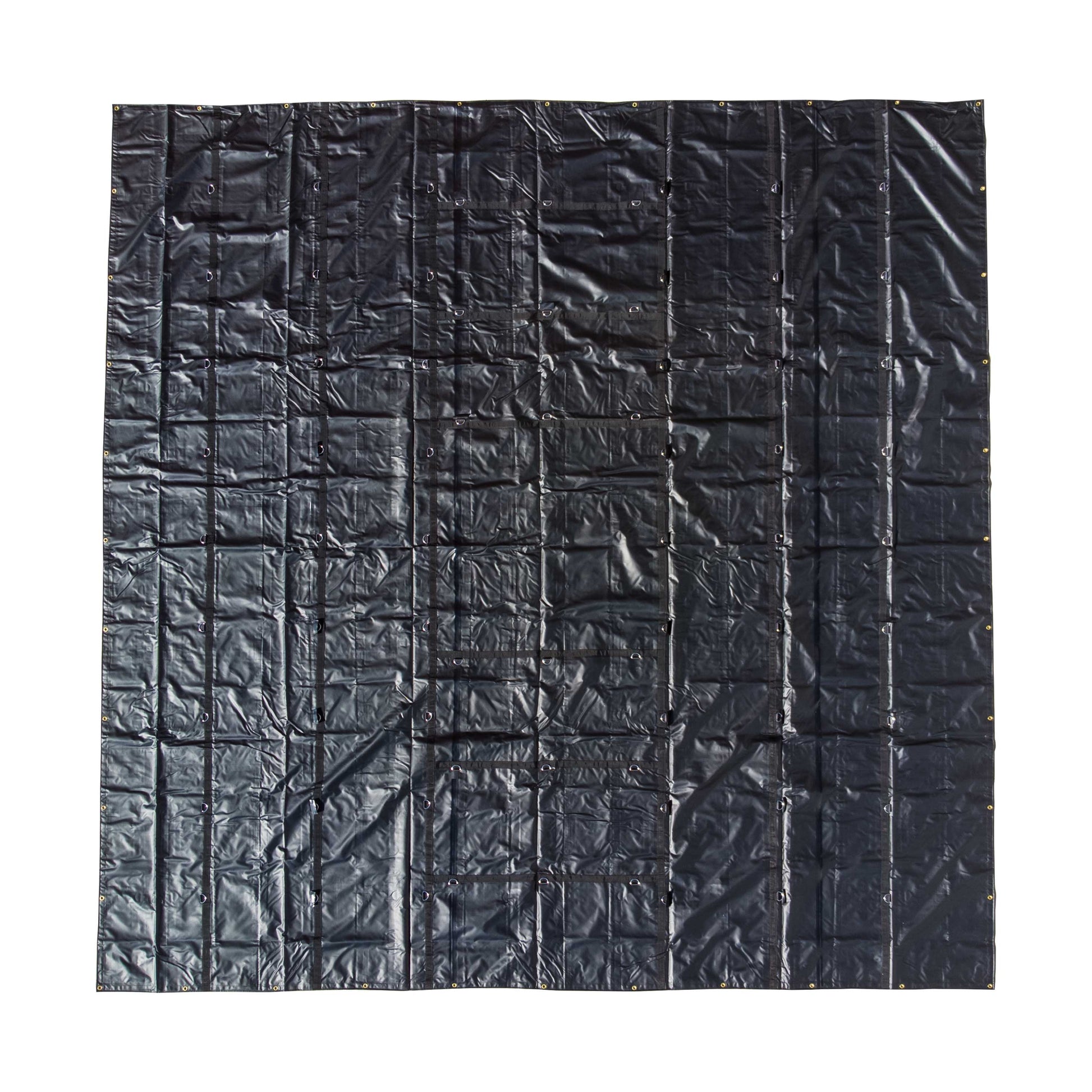 Heavy Duty Machinery Tarp 20 foot x 20 foot 18 oz Black Tarp image 1 of 9