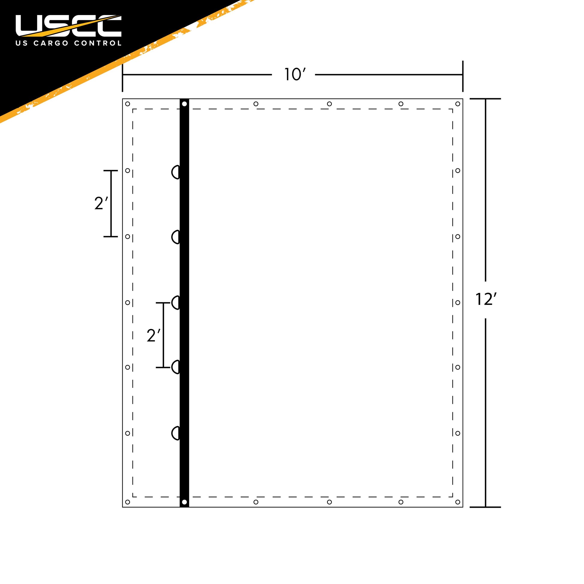 tarp 10 US Cargo CONTROL HST1012-BLK Heavy Duty Tarp, Black