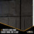 Heavy Duty Nose Tarp - 9.666' x 10.75' - 18 oz. Black Tarp