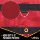 Heavy Duty Steel Tarp - 16' x 27' (4' Drop-4-Sided) - 18 oz. Red Tarp