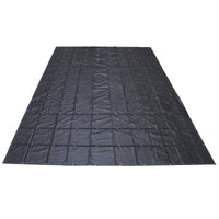 Heavy Duty Steel Tarp - 24' x 18' (8' Drop) - 18 oz. Black Tarp