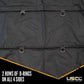 Lightweight Steel Tarp 16 foot x 27 foot (4 foot Drop) 14 oz Black Tarp image 3 of 9