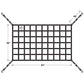 82 inch x 50 inch Long Bed Truck Cargo Net with Cam Buckles & SHooks image 2 of 9