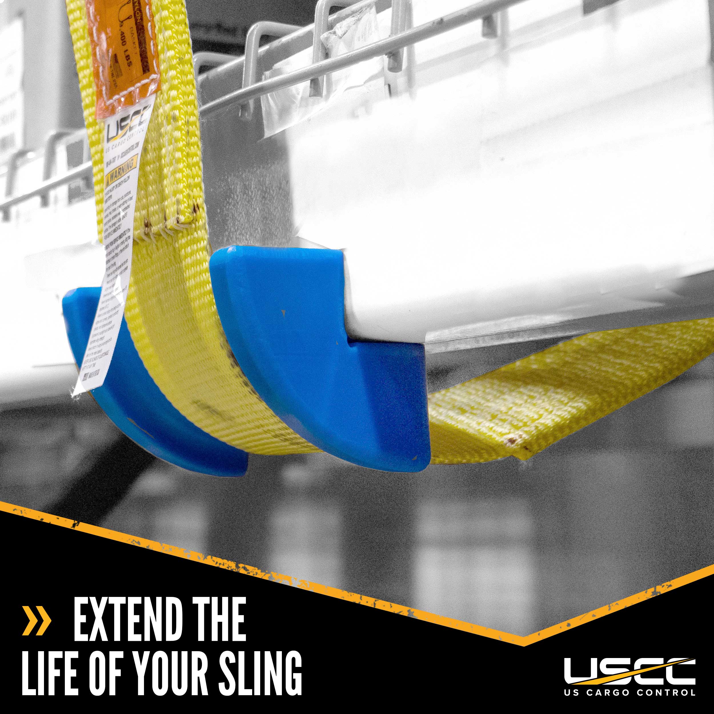 Medium-Duty LiftGuard™ Magnetic Lifting Sling Edge Protector | 9