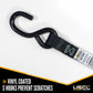 1" x 7' Motorcycle Ratchet Strap with Handlebar Strap & S-Hooks