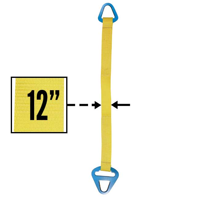 Nylon Lifting Sling Triangle Choker 12 inch x 12 foot 2ply image 2 of 2