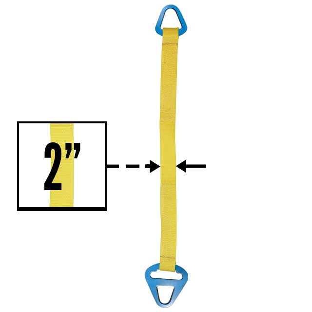Nylon Lifting Sling Triangle Choker 2 inch x 8 foot 1ply image 2 of 2