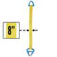 Nylon Lifting Sling Triangle Choker 8 inch x 16 foot 2ply image 2 of 2