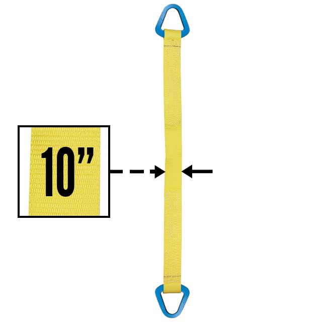 Nylon Lifting Sling Triangle 10 inch x 20 foot 2ply image 2 of 2