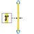 Nylon Lifting Sling Triangle 3 inch x 8 foot 1ply image 2 of 2