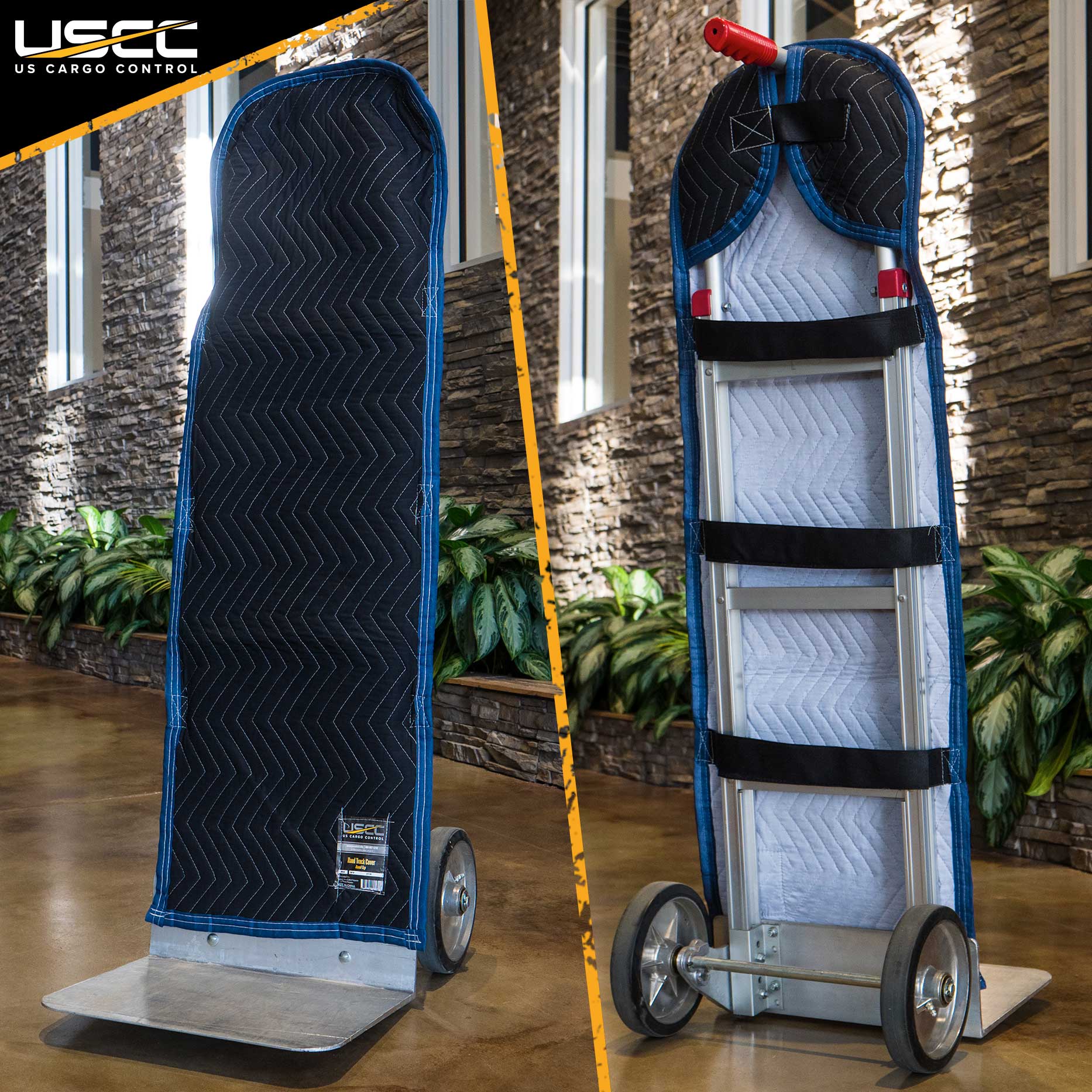 Padded Hand Truck Cover: Round Top