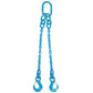 1/2" x 3' - Pewag 2 Leg Chain Sling w/ Sling Hooks - Grade 120
