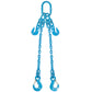 9/32" x 5' - Pewag  Adjustable 2 Leg Chain Sling w/ Sling Hooks - Grade 120