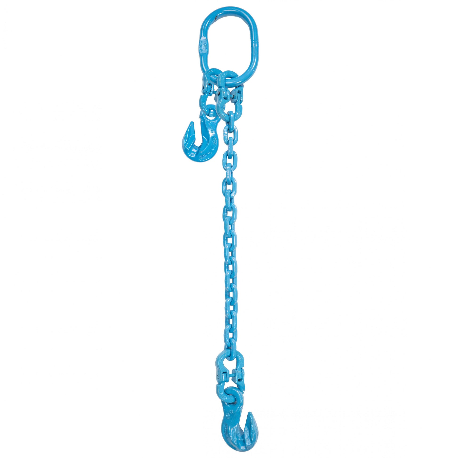 12 inch x 10 foot Pewag Adjustable Single Leg Chain Sling w Grab Hook Grade 120