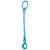 932 inch x 10 foot Pewag Single Leg Chain Sling w SelfLocking Hook Grade 120 image 1 of 2