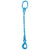 932 inch x 12 foot Pewag Single Leg Chain Sling w SelfLocking Hook Grade 120 image 1 of 2