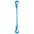 932 inch x 16 foot Pewag Single Leg Chain Sling w Sling & Sling Hooks Grade 120 image 1 of 2