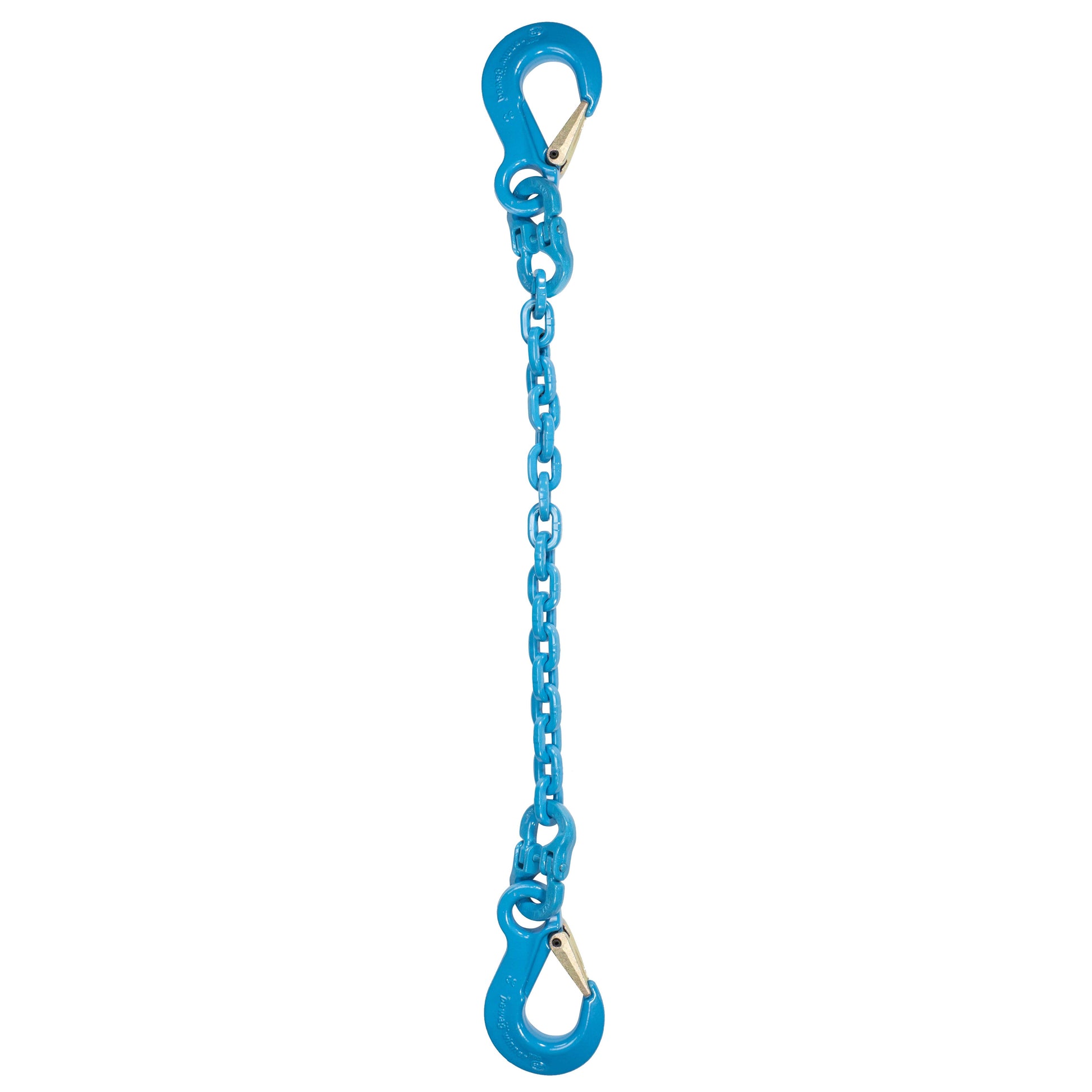 12 inch x 20 foot Pewag Single Leg Chain Sling w Sling & Sling Hooks Grade 120 image 1 of 2