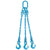 932 inch x 5 foot Pewag 3 Leg Chain Sling w Sling Hooks Grade 120 image 1 of 2