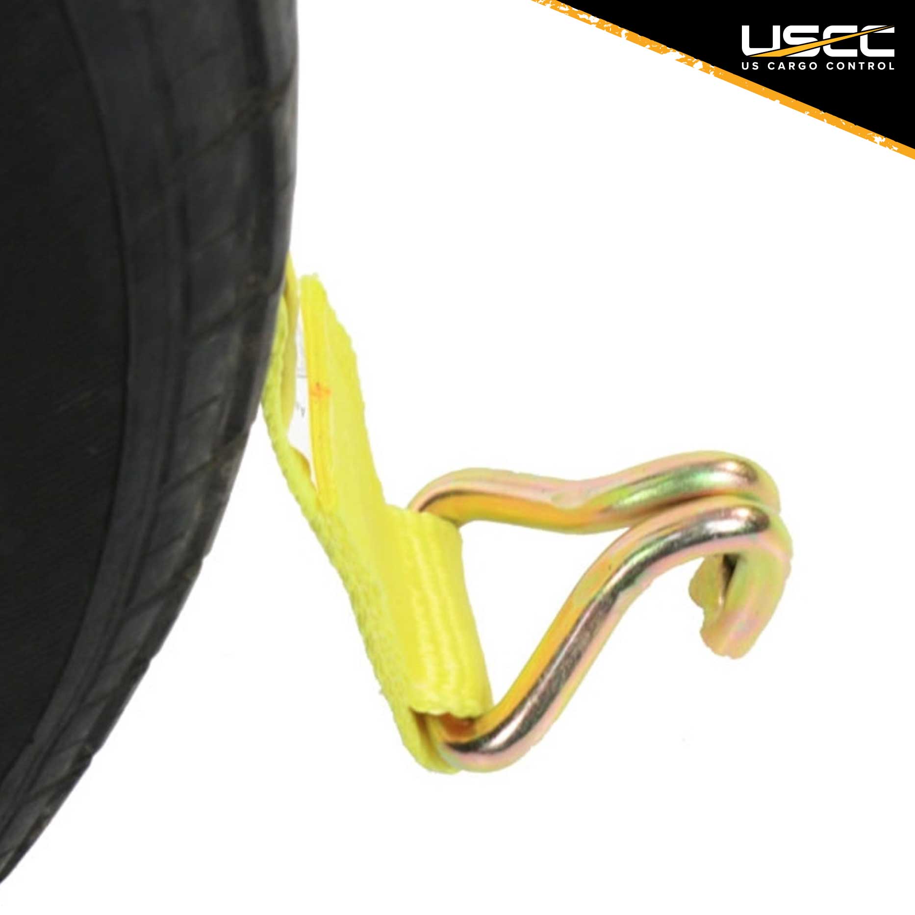 Polcatay Car Tow Straps, Reflective Double Layer Tie Downs With Hooks
