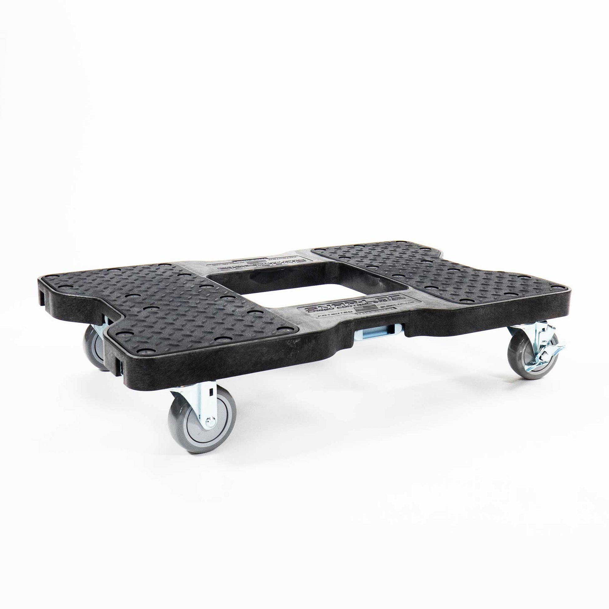 18 x 32 Rubber Capped Dolly with 3.5-inch Caster Wheels