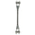 114 inch x 3 foot Open and Open Spelter Socket Wire Rope Sling image 1 of 3