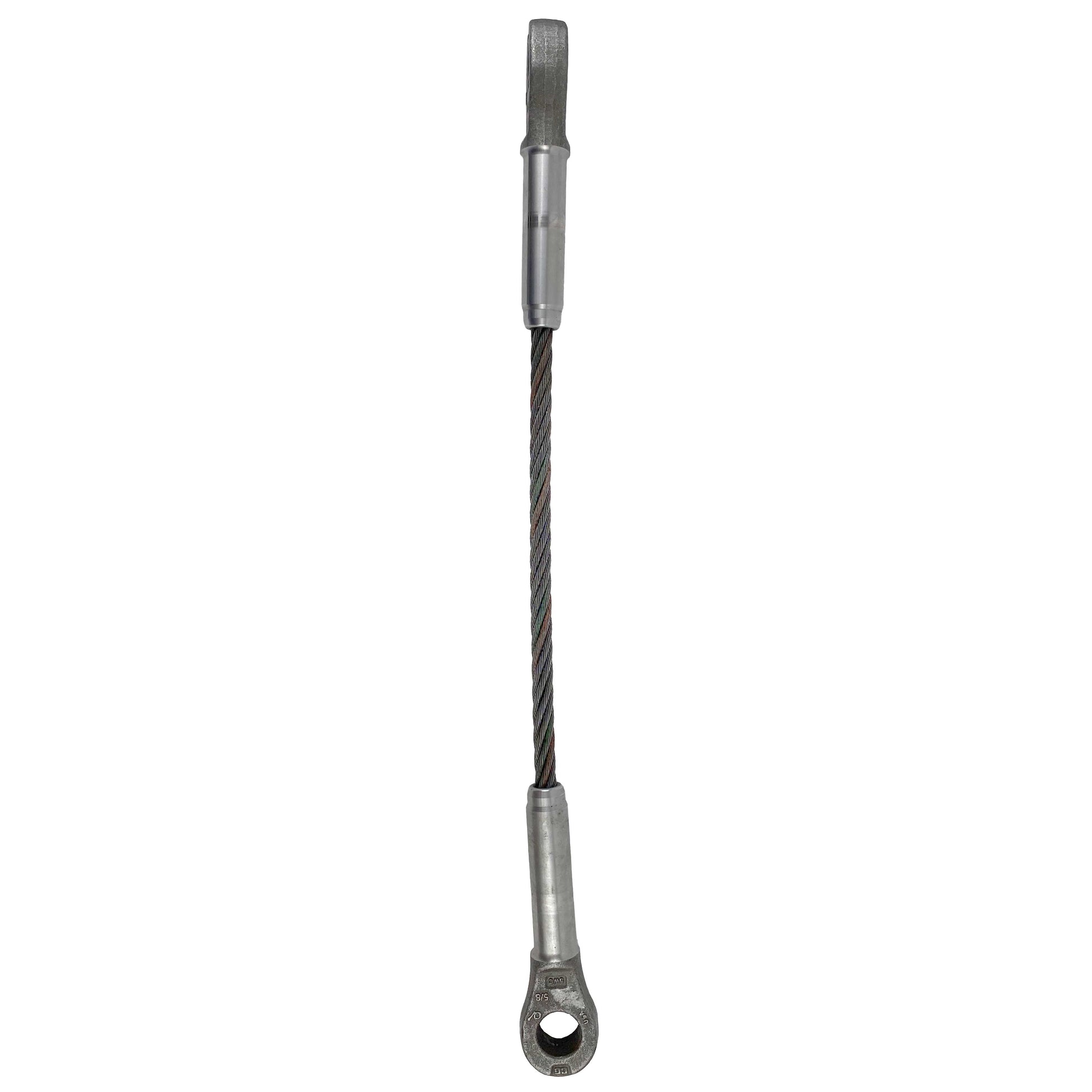1 inch x 4 foot Closed and Closed Swage Socket Wire Rope Sling image 2 of 4