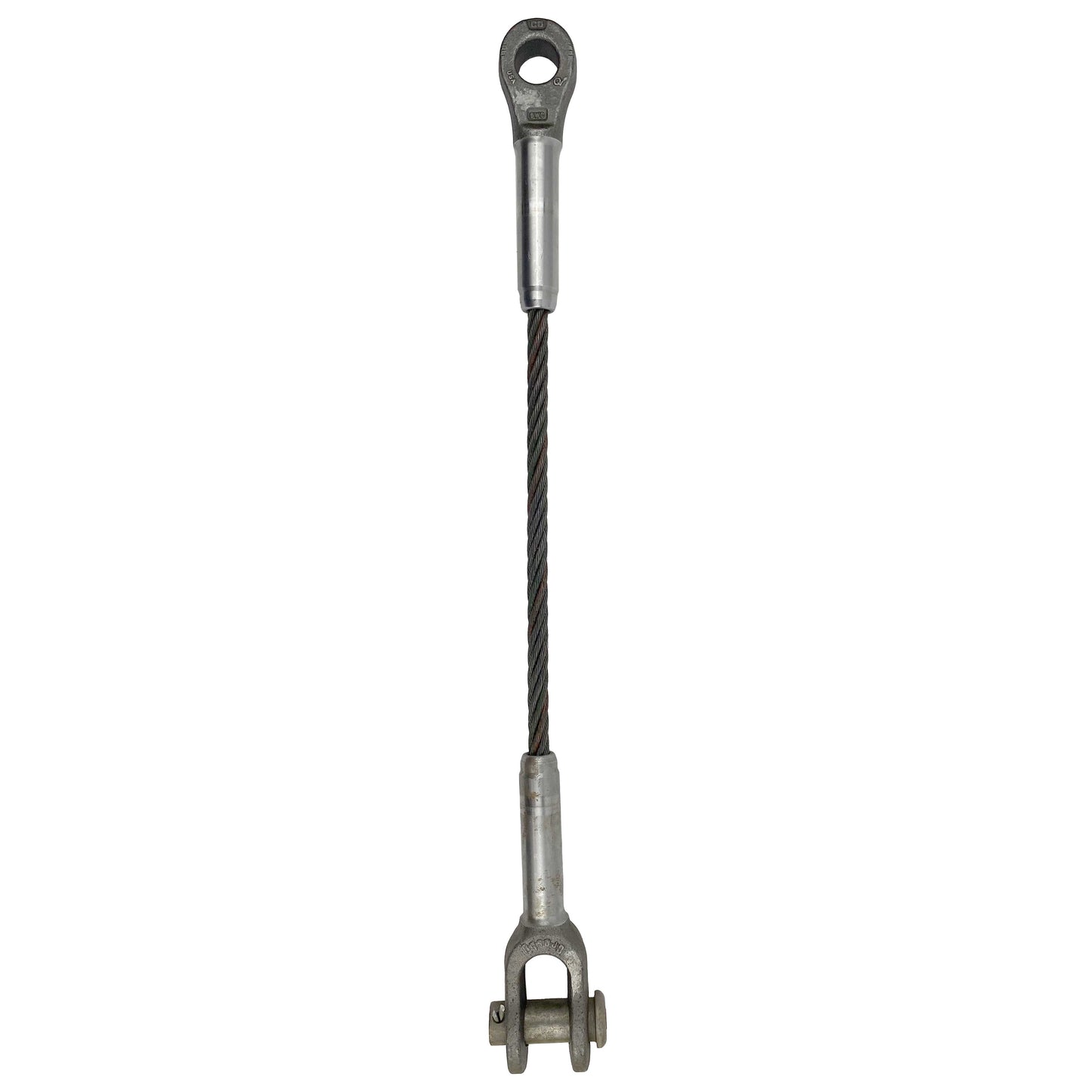 38 inch x 3 foot Open and Closed Swage Socket Wire Rope Sling image 1 of 5