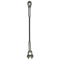 38 inch x 3 foot Open and Closed Swage Socket Wire Rope Sling image 1 of 5