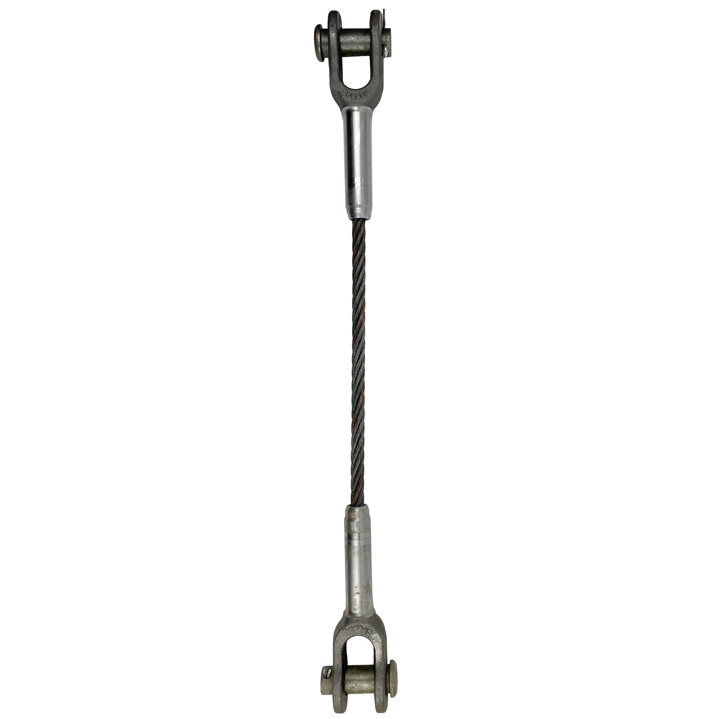 1 inch x 5 foot Open and Open Swage Socket Wire Rope Sling image 1 of 3