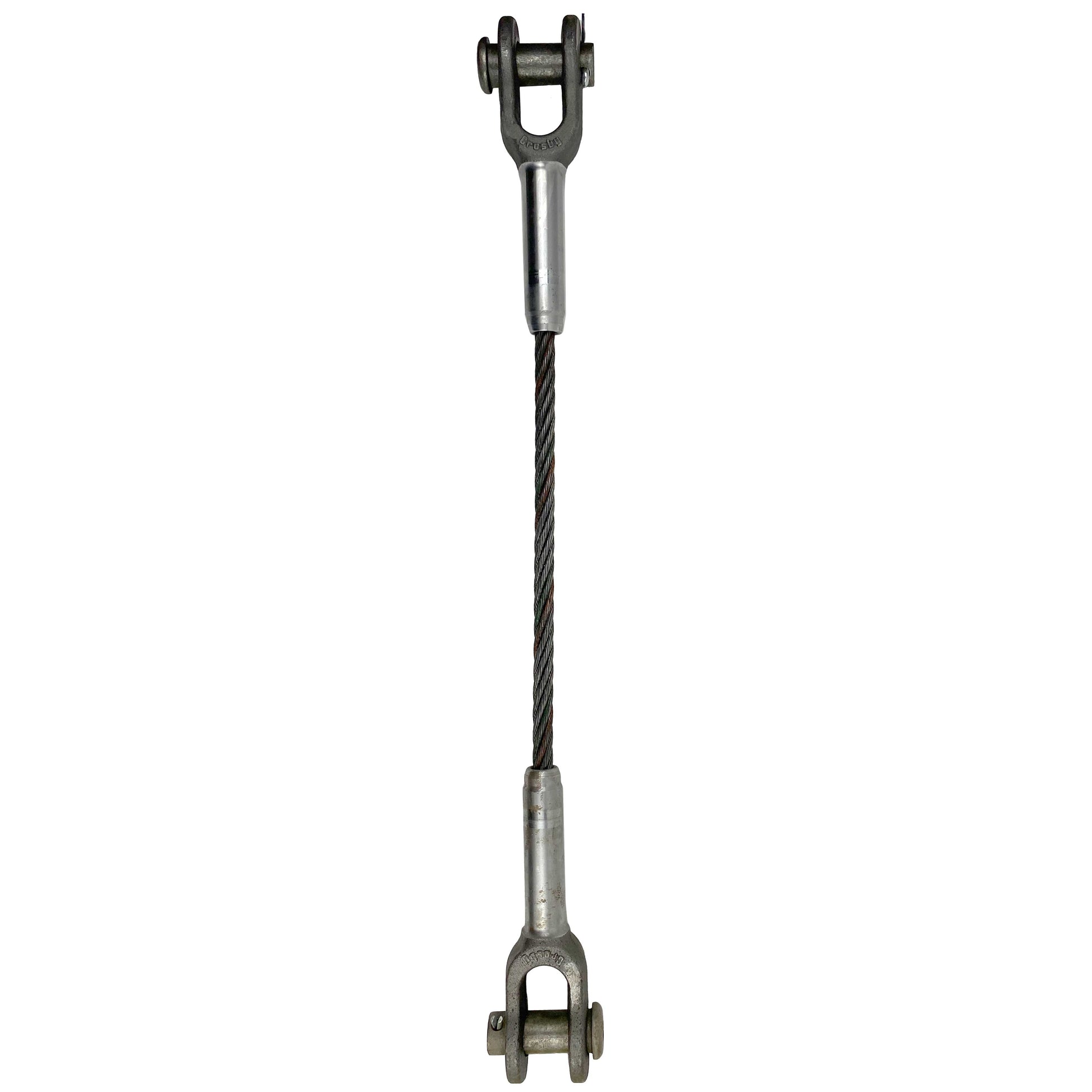 1 inch x 5 foot Open and Open Swage Socket Wire Rope Sling image 1 of 3