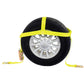 Wheel Net 2 inch Tire Holder w Ratchet Strap & Flat Snap Hooks 4 Pack image 2 of 8
