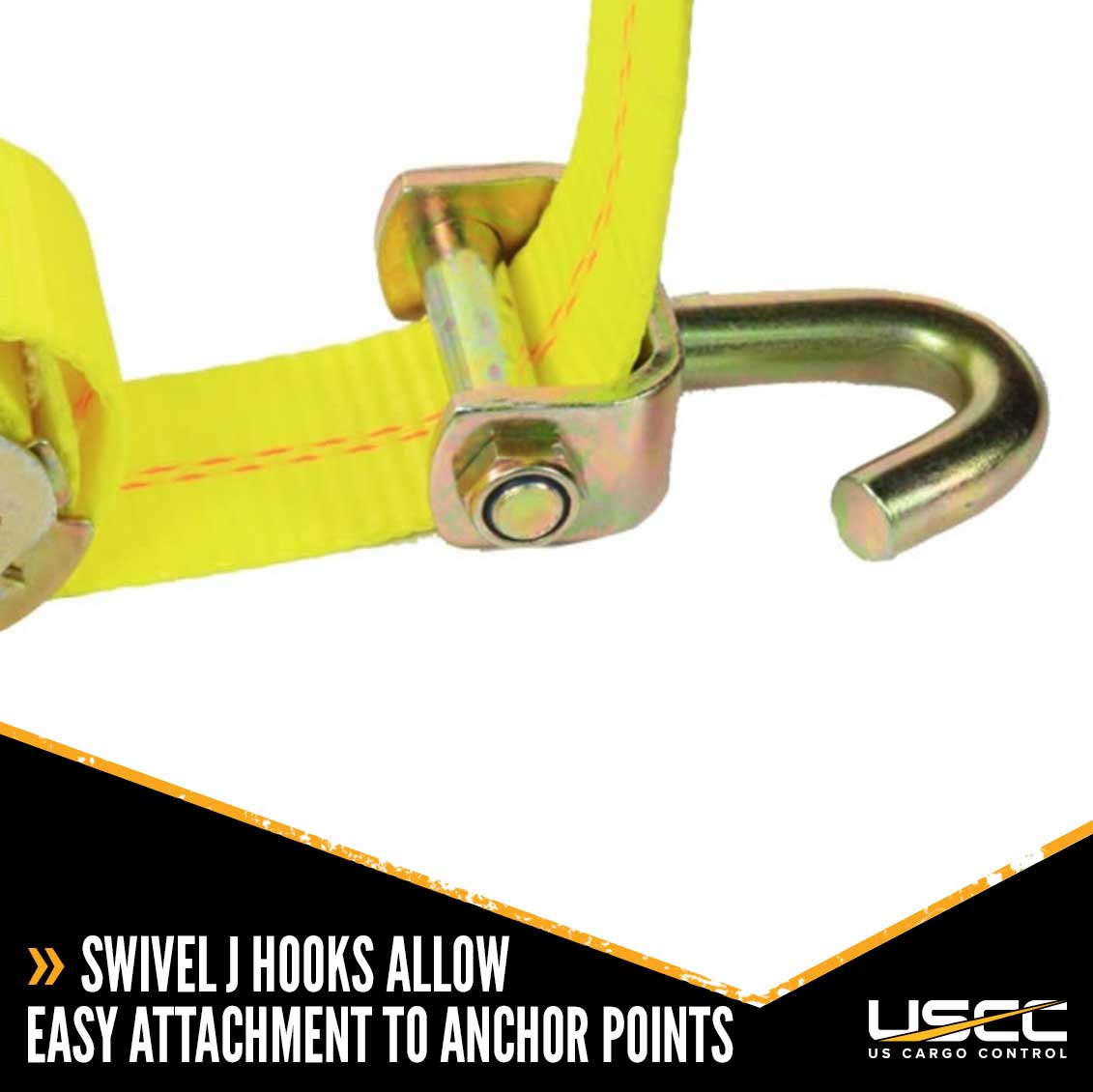 Car Carrier Tire Holder Basket Straps w Swivel Hooks & Ratchet 4 Pack image 7 of 10