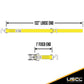 Wheel Strap w 3 Swivel J Hooks with 90 degree hook angle & Ratchet image 9 of 9