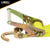 Car Carrier Wheel Strap w Swivel Hooks & Adj Rubber Blocks & Ratchet 4 Pack image 7 of 11
