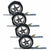 Wheel Strap with Etrack Fittings & 3 Rubber Blocks 4 Pack image 1 of 8