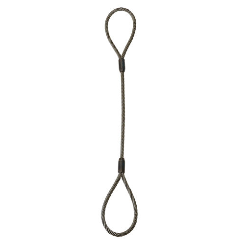 Wire Rope Sling Cable Laid 7x7x19 34 inch x 4 foot image 2 of 2