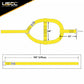 Yellow Adjustable Tow Dolly Strap with 2 Top Strap and Twisted Snap Hook 2 pack image 3 of 8